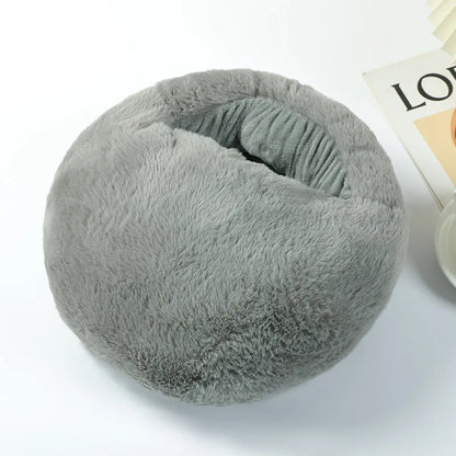 Calentador de pies eléctrico de felpa con calefacción USB, se puede conectar a un banco de energía para calentarse en invierno