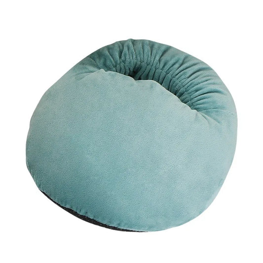 Calentador de pies eléctrico de felpa con calefacción USB, se puede conectar a un banco de energía para calentarse en invierno